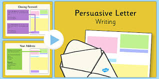 Persuasive Letter Writing Powerpoint