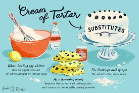 how to subsute cream of tartar