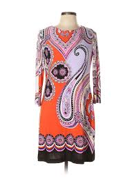 Details About Donna Morgan Women Purple Casual Dress 10 Petite