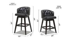 Check out our swivel bar stools with backs selection for the very best in unique or custom, handmade pieces from our stools & banquettes shops. Davidson 26 Swivel Low Back Counter Height Bar Stool Vintage Brown Faux Leather Jennifer Taylor Home