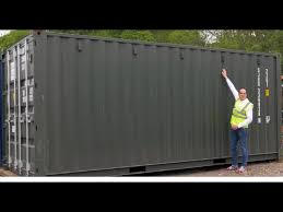 shipping container is delivered
