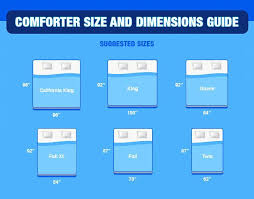 comforter sizes and bedding dimensions