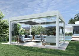 Glass Roof Pergolas Made In Italy