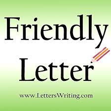 write a letter to your friend accepting