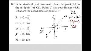 in the standard x y coordinate plane