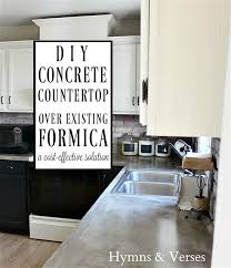 Diy Concrete Countertop Over Existing