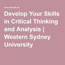 Presentation sydney Essay writing topics for school students   CBA pl critical thinking and logical thinking