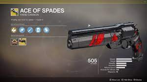 Slaughter 5 trespassers in gambit with a hand cannon. How To Unlock Ace Of Spades In Destiny 2 Shacknews