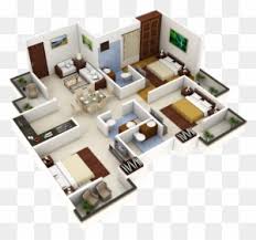 Also includes links to 50 1 bedroom, 2 bedroom, and studio apartment floor plans. Unique Plan 3d Plans For Houses Full Size 3 Bedroom House Design Free Transparent Png Clipart Images Download