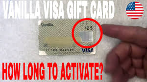 activate vanilla visa debit gift card