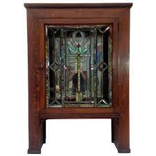 Antique Stickley Style Cabinet With