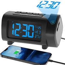 vocoo projection alarm clock for