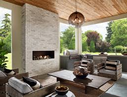 Contemporary Chic Outdoor Kitchen With