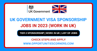 uk government visa sponsorship jobs