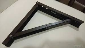 Black Iron Foldable Table Bracket Size