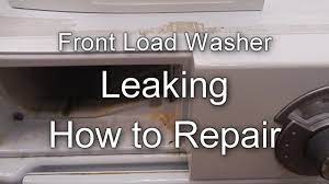 Samsung top loading washer leak fix. Front Load Washer Leaking Simple How To Repair Youtube