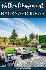 Walkout Basement Backyard Ideas