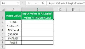 islogical function in excel syntax