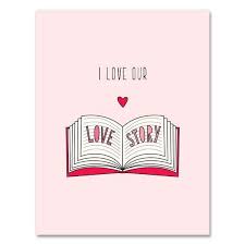 i love our love story card