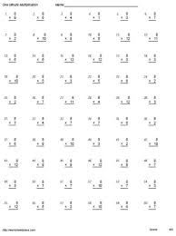 8 times tables worksheets