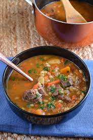 Syn Free Beef Vegetable Barley Soup Slimming Eats Weight Watchers  gambar png