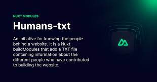 humans txt nuxt modules