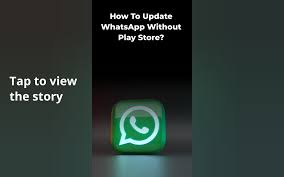 update whatsapp without play