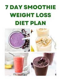 free 7 day smoothie weight loss t