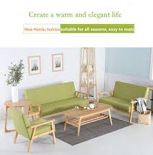 Modern Minimalist Solid Wood Sofa