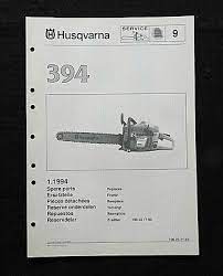 genuine husqvarna model 394 chainsaw