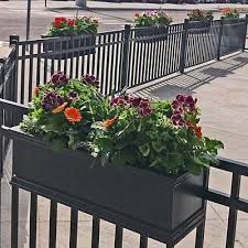 4.2 out of 5 stars. 4 Foot Long 48 Charleston Over The Rail Hanging Charleston Planter Box Railing Planters Deck Railing Planters Patio Fence
