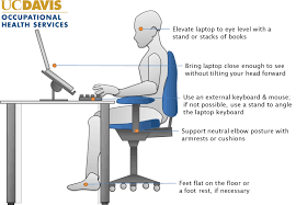These tips are designed to reduce the risk of stress, physical injury and computer eye strain from prolonged computer use. Laptop Ergonomics Safety Services