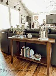 3 Ways To Decorate A Sofa Table For