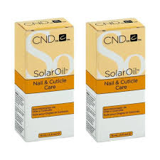 cnd solar oil nail cuticle conditioner 0 5 oz pack of 2