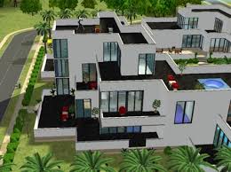 maison moderne de beverly hill sims