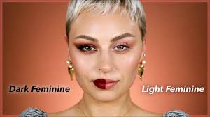 compare two options for feminine makeup