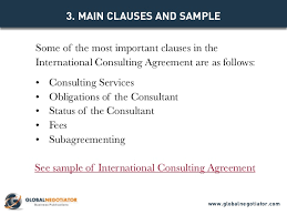 International Consulting Agreement Template