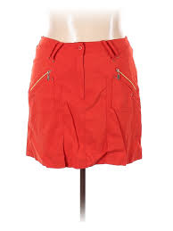 Details About Jamie Sadock Women Orange Casual Skirt 20 Plus