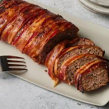bacon wrapped meatloaf with brown sugar