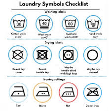 washing symbols explained