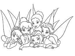 coloring pages tinkerbell coloring