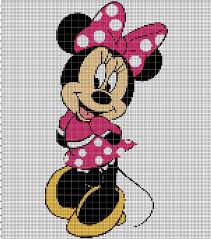 Minnie Mouse Cross Stitch Pattern By Vandihand On Etsy
