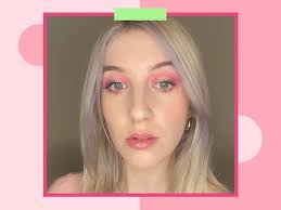 hot pink face gems makeup tutorial