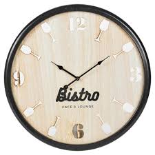 60cm Large Round Wooden Wall Clock