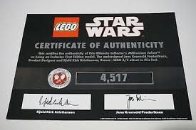 Renew an ssl certificate with lego Lego Star Wars Ucs 10179 Millennium Falcon 1st Ed Certificate Of Authenticity Ebay