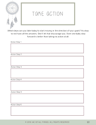 The simplest way is to start is to create. Goal Setting Worksheets How To Turn Your Goals Into Reality Free Printable Guide Jac Of All Things