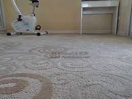 broadloom cut loop carpet with design