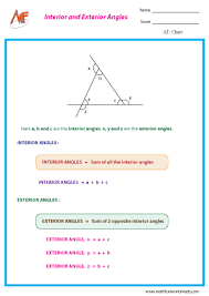 angles in triangles math fun worksheets