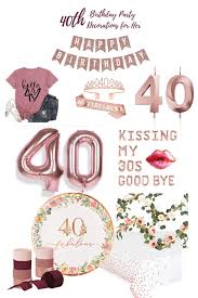 40 year old birthday party ideas