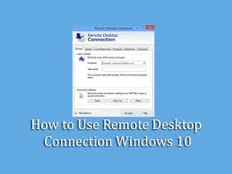How To Use Remote Desktop Connection Windows 10 Youtube